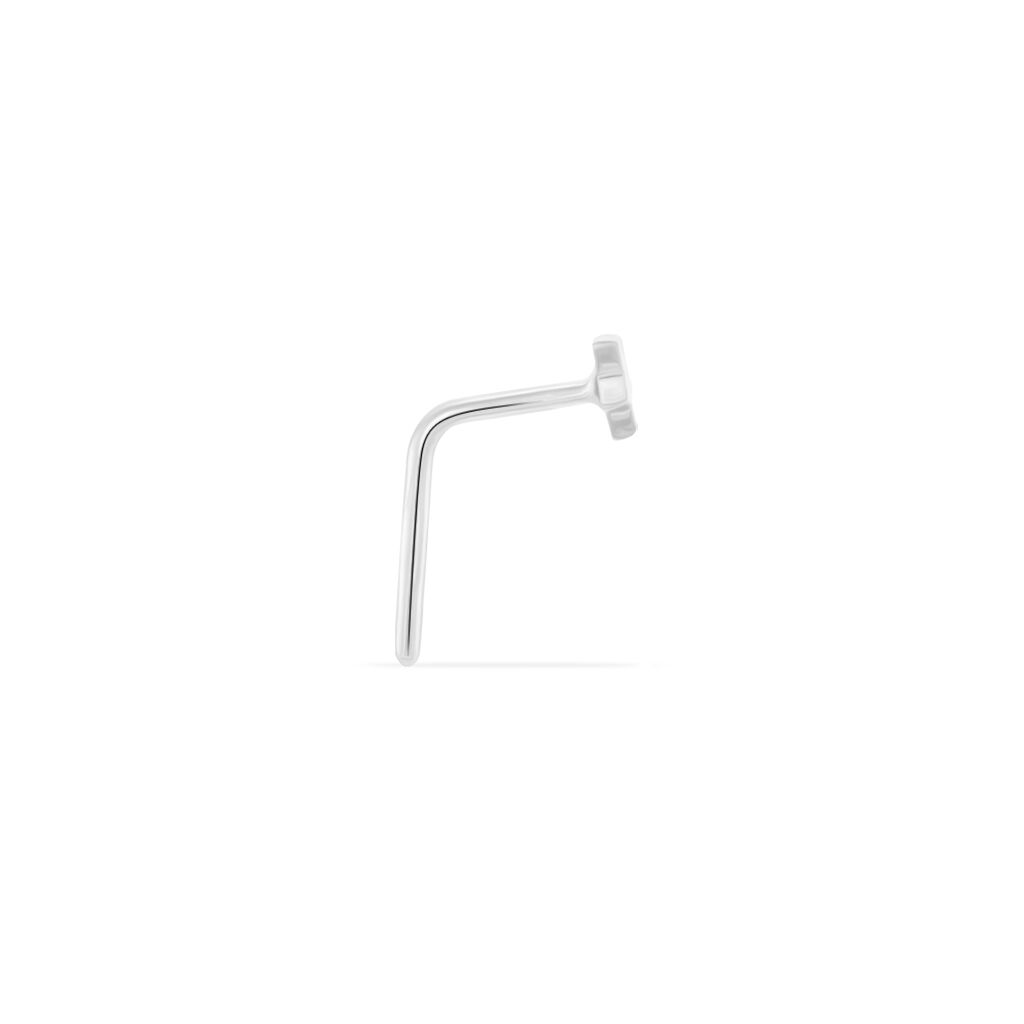Piercing De Nez Deodate Etoile Or Blanc