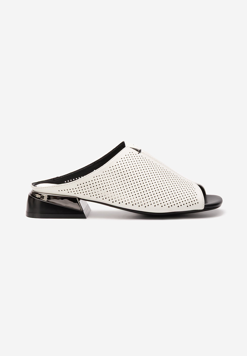Mules a talon blancs Fredrisa