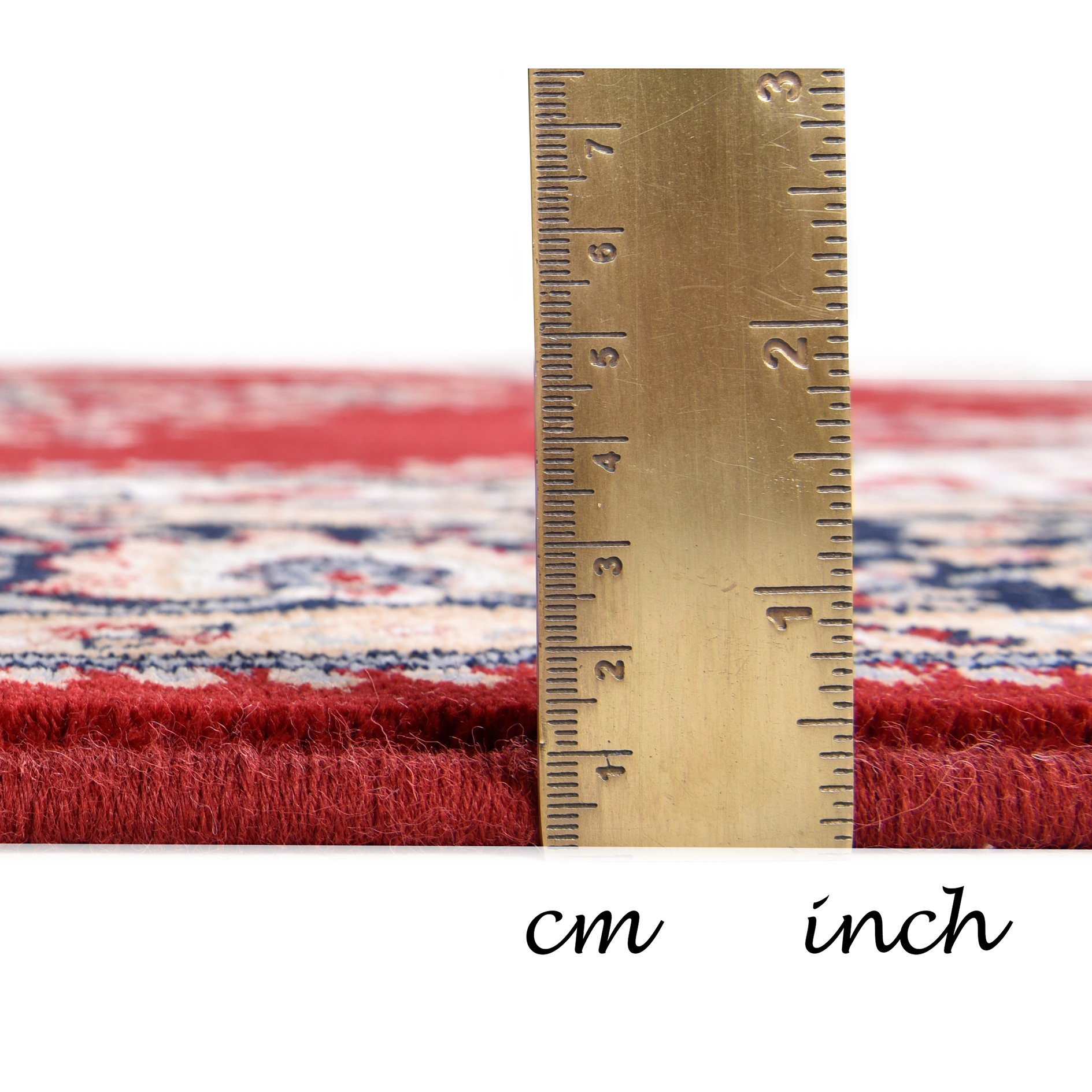 Orient-Teppich DOLNA - rot - Schurwolle - 50x80 cm