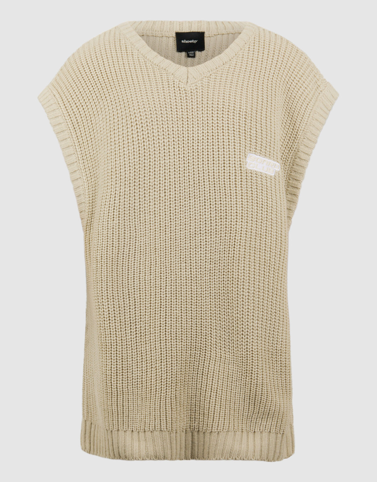 Gebreide Spencer Beige