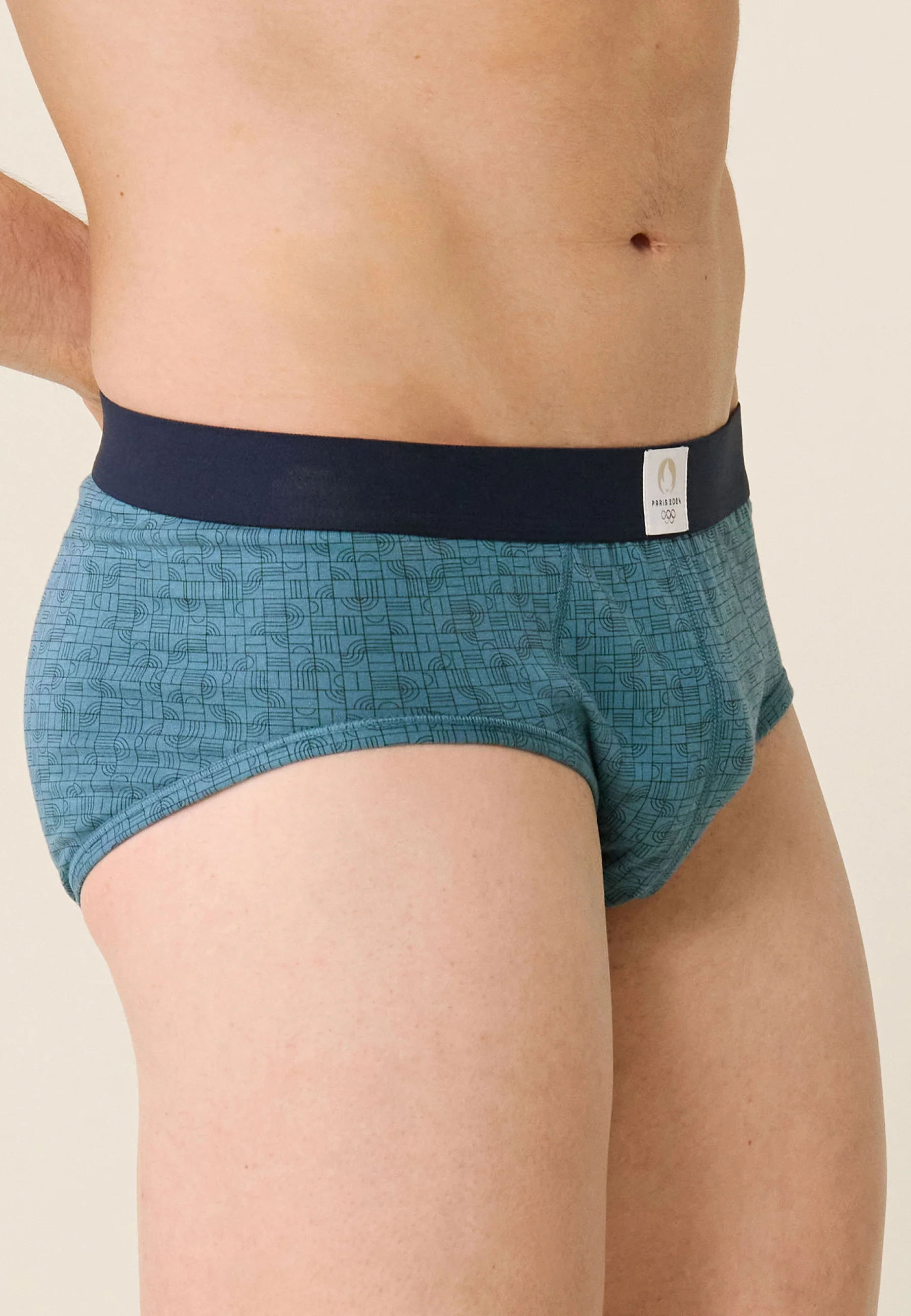 Slip en coton-Terrible imprimé Athlète