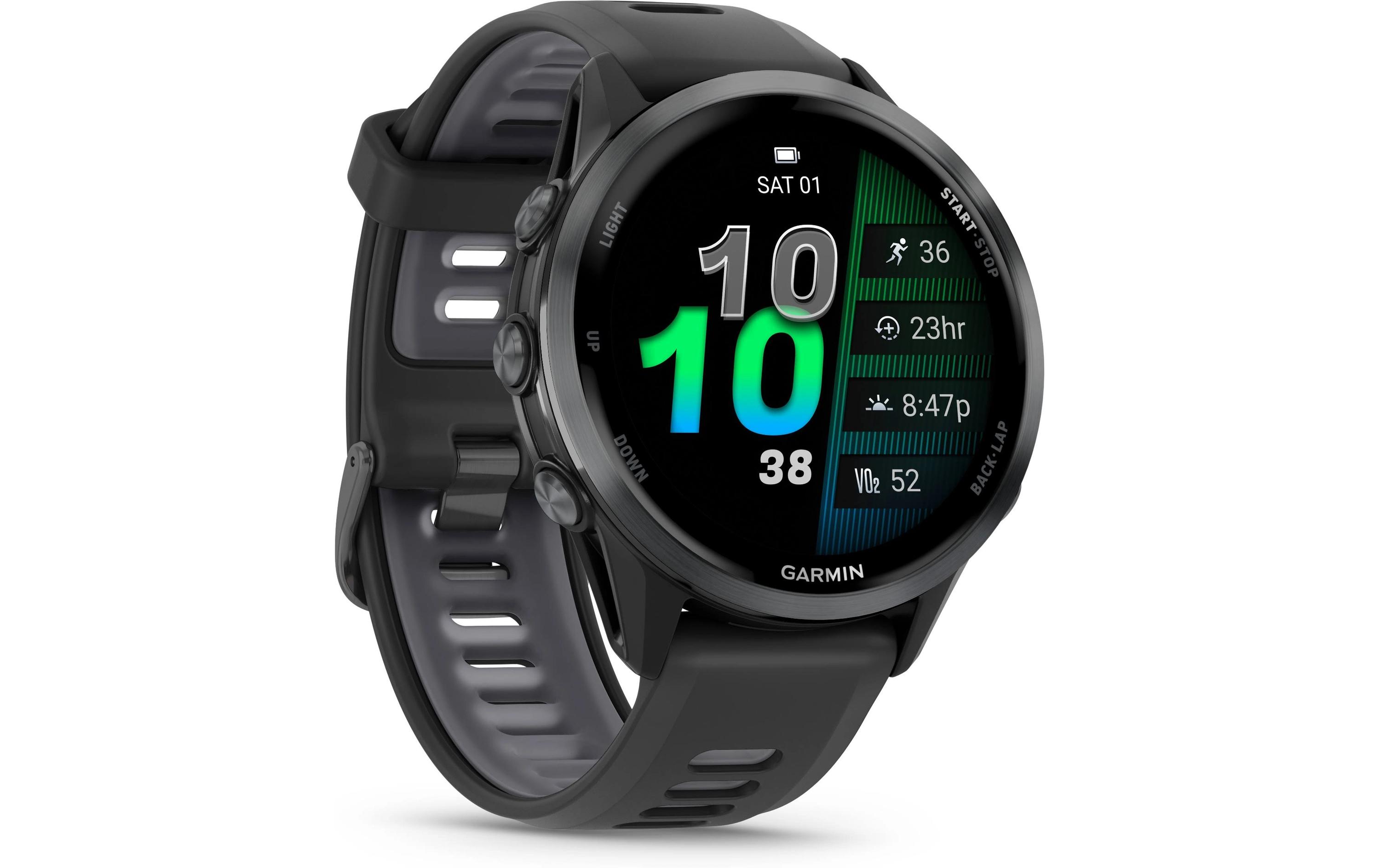 Forerunner 970 Black/Amp Yellow<br>Premium GPS-Sportuhr mit AMOLED-Display für Laufen und Triathlon