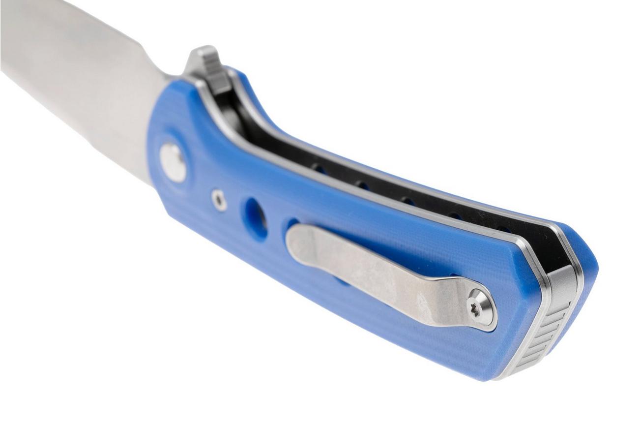 Reate PL-XF Stonewashed Nitro-V, Blue G10, zakmes