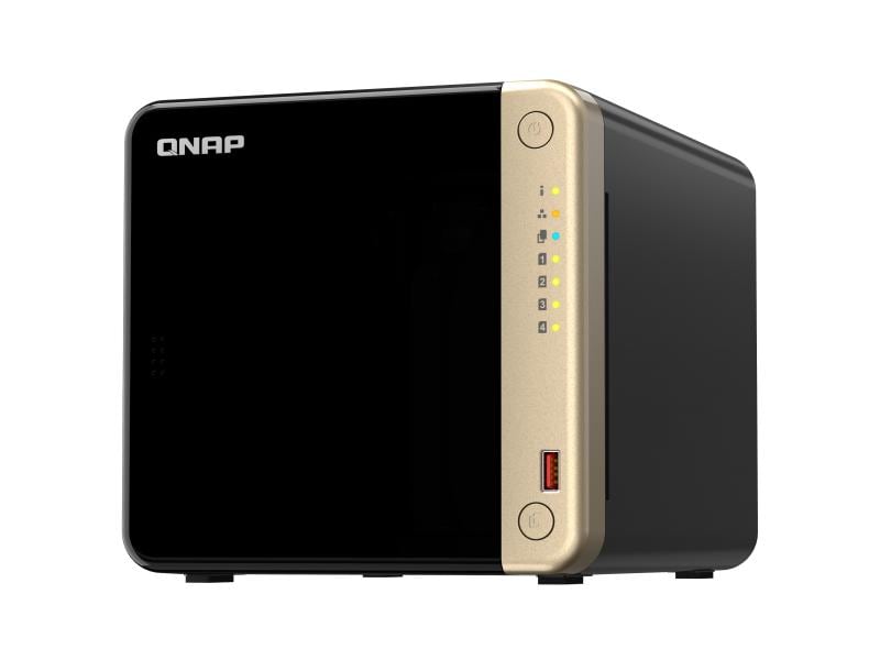 QNAP NAS TS-464-8G 4-bay Kompaktes NAS mit überragender Leistung und 4 Laufwerkschächten