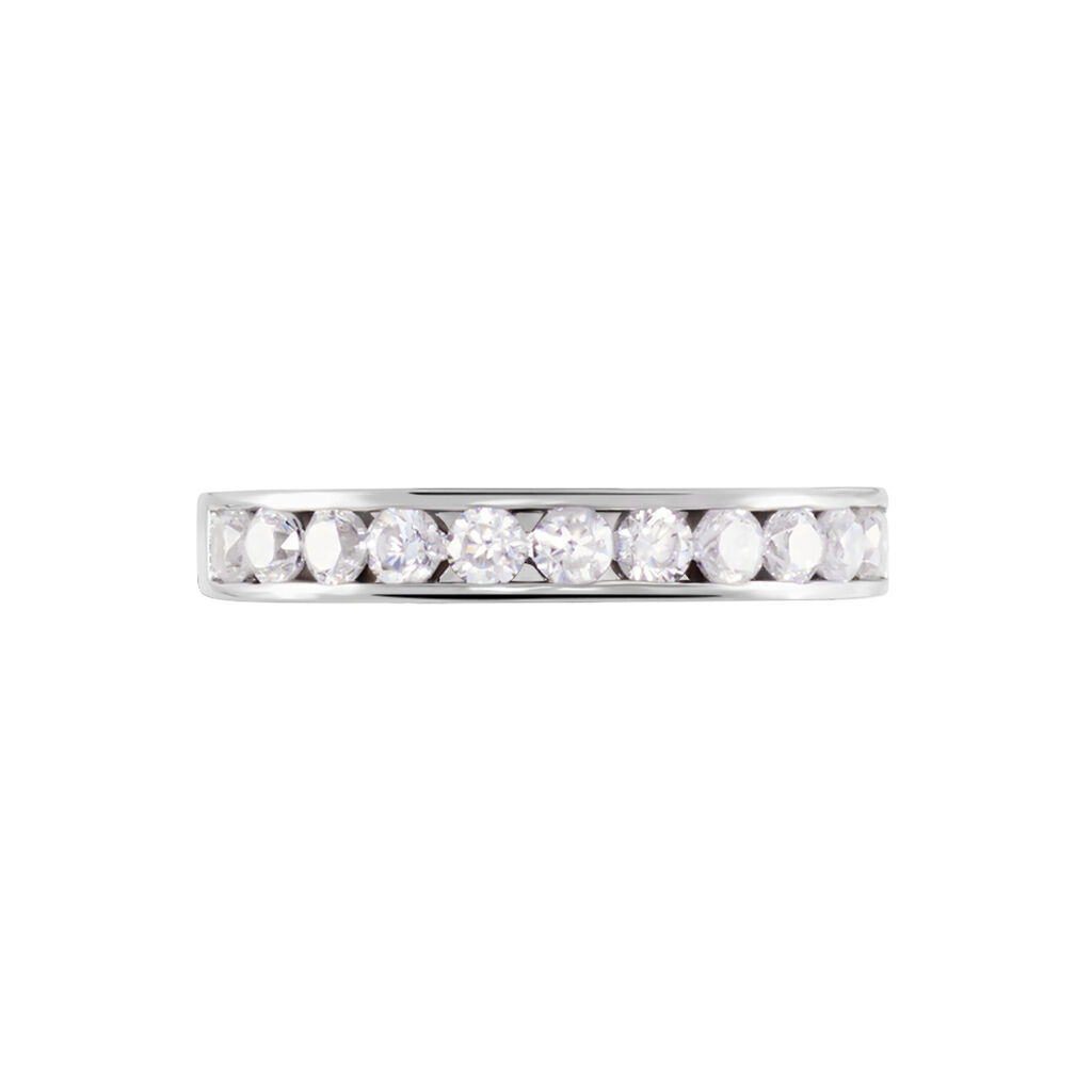 Alliance Céllia Argent Blanc Oxyde De Zirconium