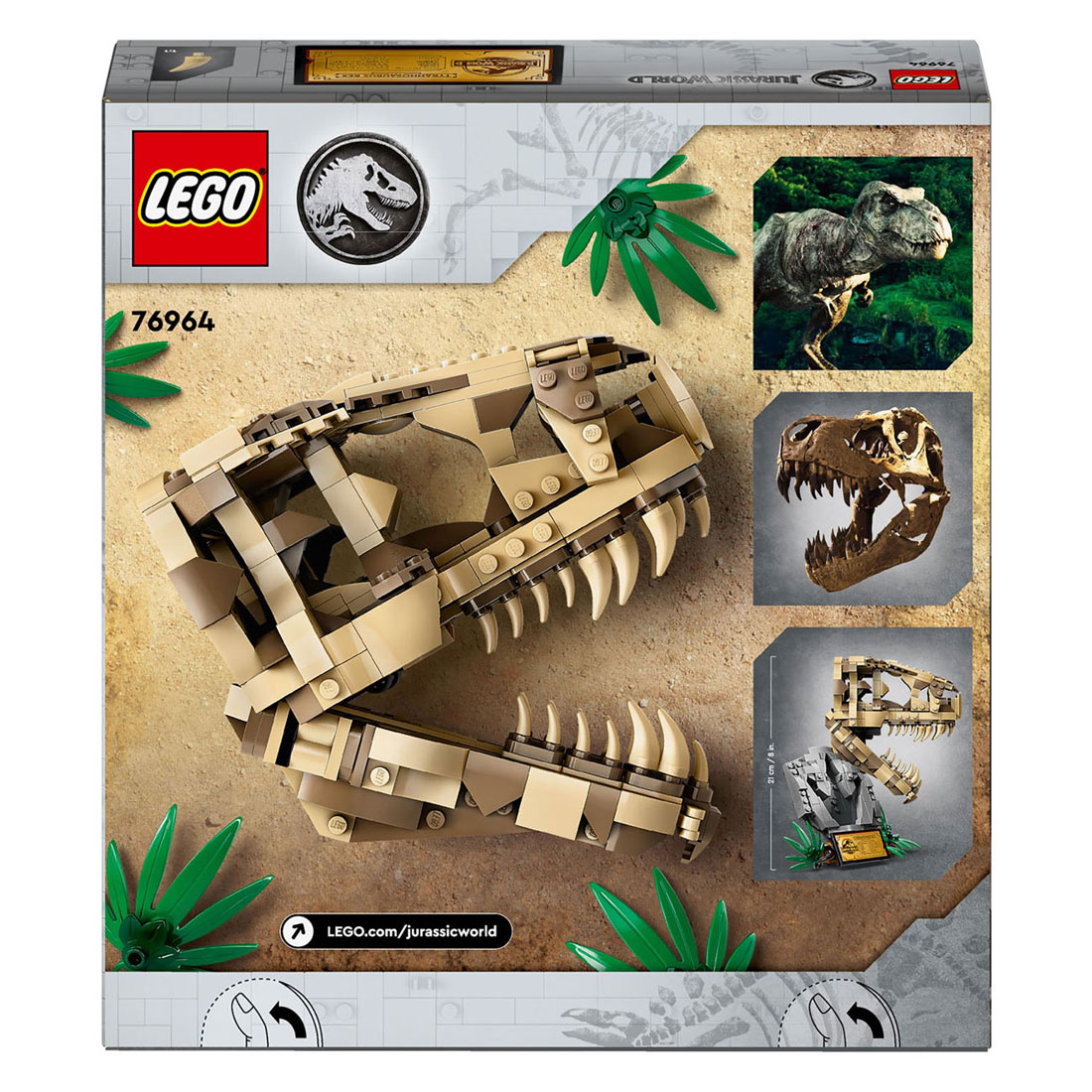LEGO Jurassic World 76964 Dinosaurusfossielen: T-Rex Schedel