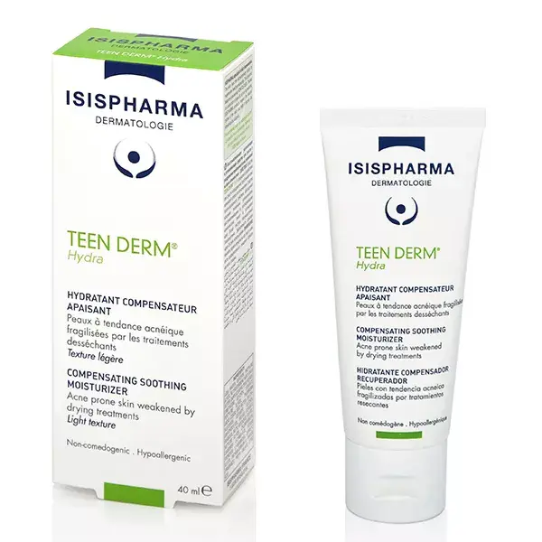 Isispharma Teen Derm Hydra Hidratante Suavizante e Compensador 40ml