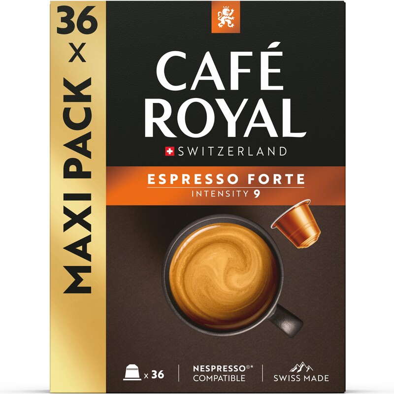 Café Royal Kaffeekapseln Espresso Forte, 36 Stück