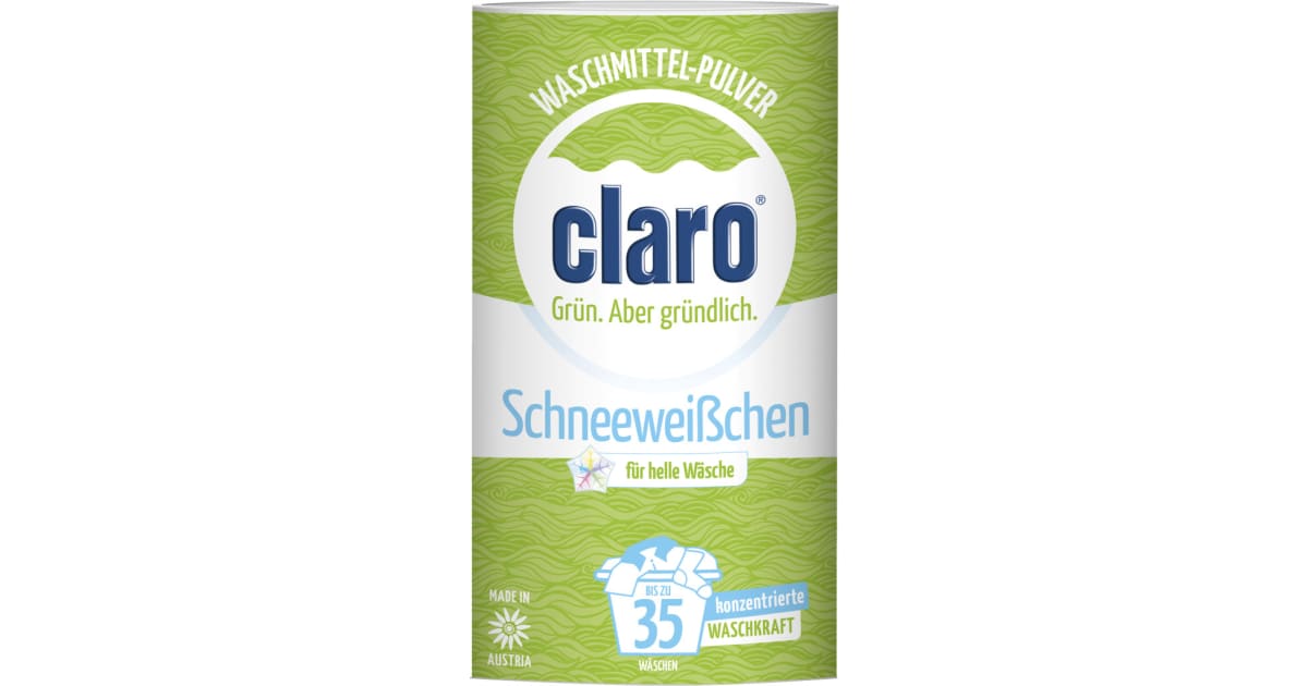 claro Waschmittel-Pulver 35 Waschgänge