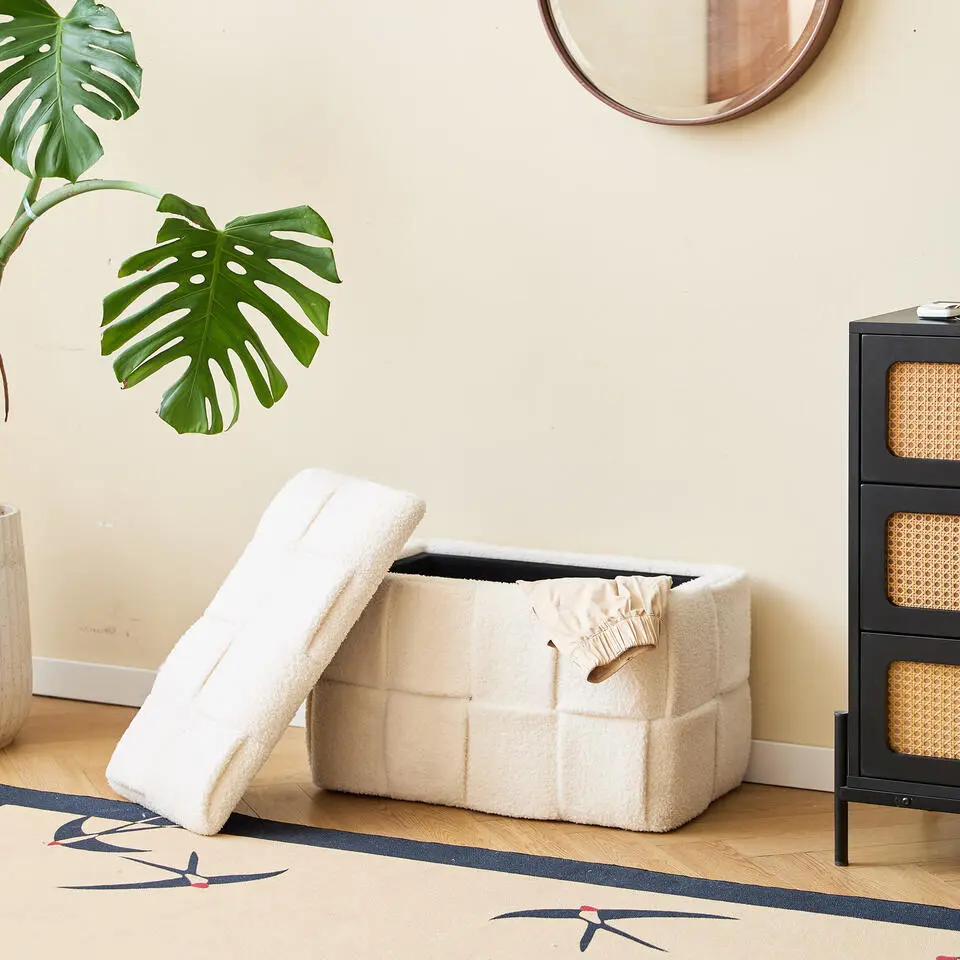Scandinavische Designbank met Opbergruimte