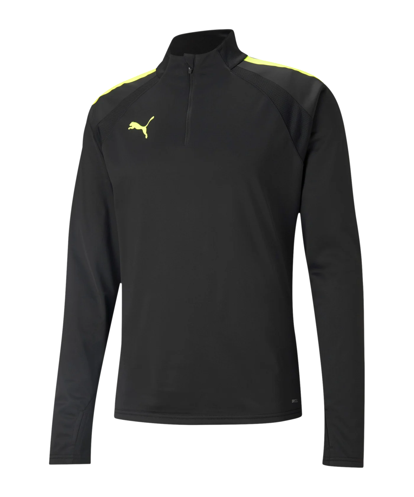 PUMA teamLIGA HalfZip Sweatshirt Schwarz F40
