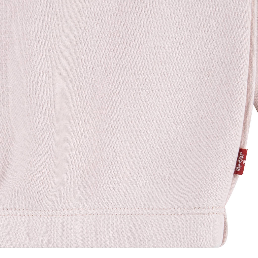 Levi's sweater ELASTIC met tekst lichtroze