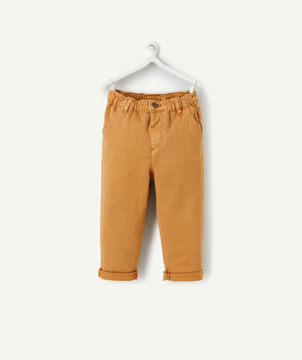PANTALON RELAX BÉBÉ GARÇON COULEUR CAMEL
