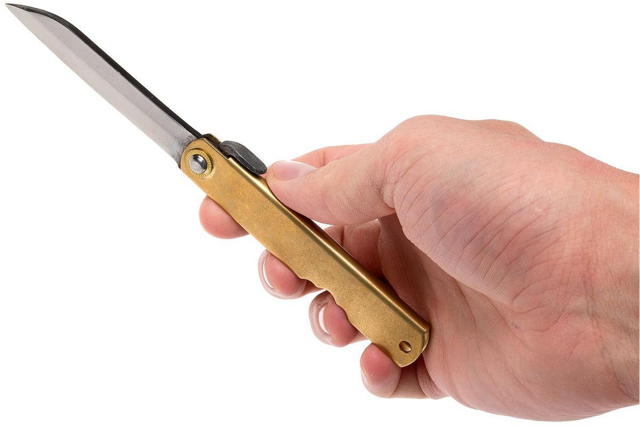 Higonokami zakmes 7,7 cm HIGO12BR, White paper steel