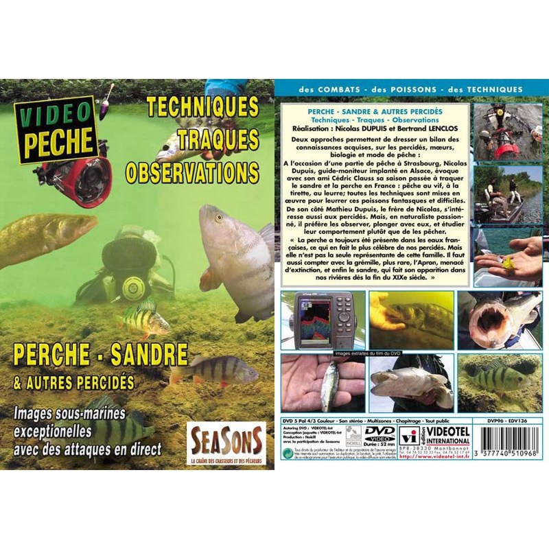Dvd - Perche Sandre Et Autres Percidés