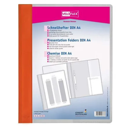 Veloflex Schnellhefter VELOFORM A4, orange