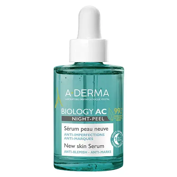 A-Derma Biology Ac Sérum Night-Peel Peau Neuve 30ml