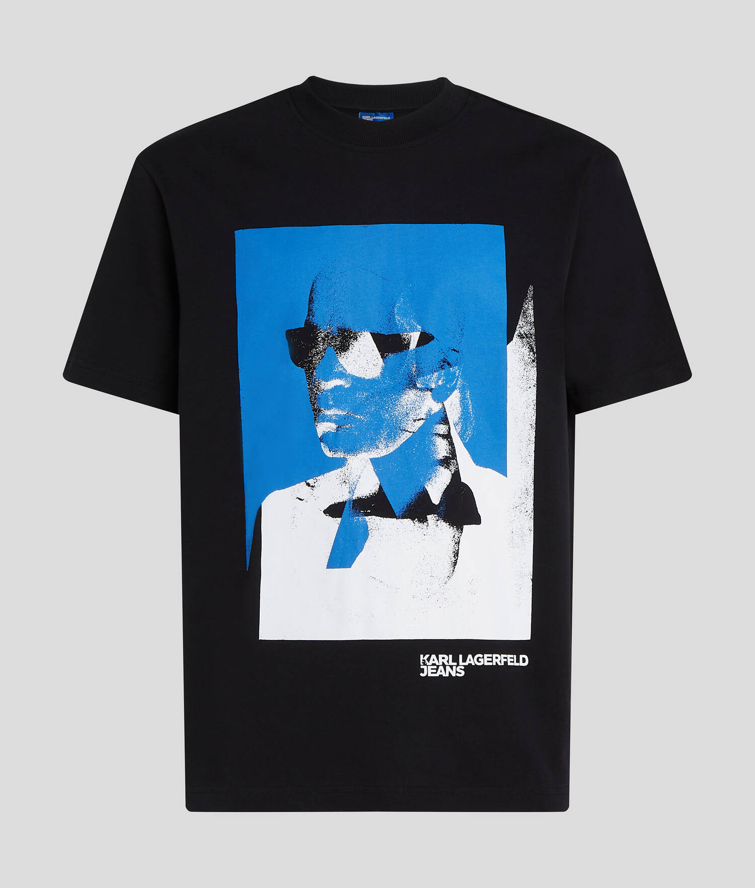 T-SHIRT IMPRIMÉ KARL - Noir