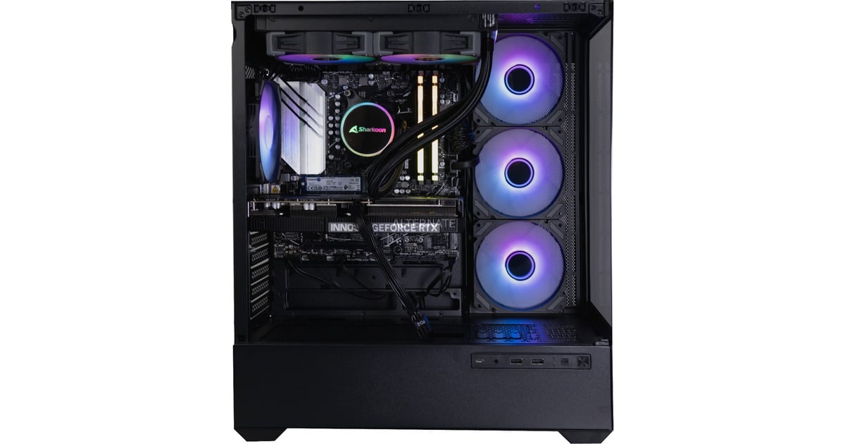 ALTERNATEThunderstorm Starter Ryzen 5 - RTX 5060 Ti gaming pc  (Zwart | R5 9600X | RTX 5060 Ti | 32 GB | 1 TB SSD)