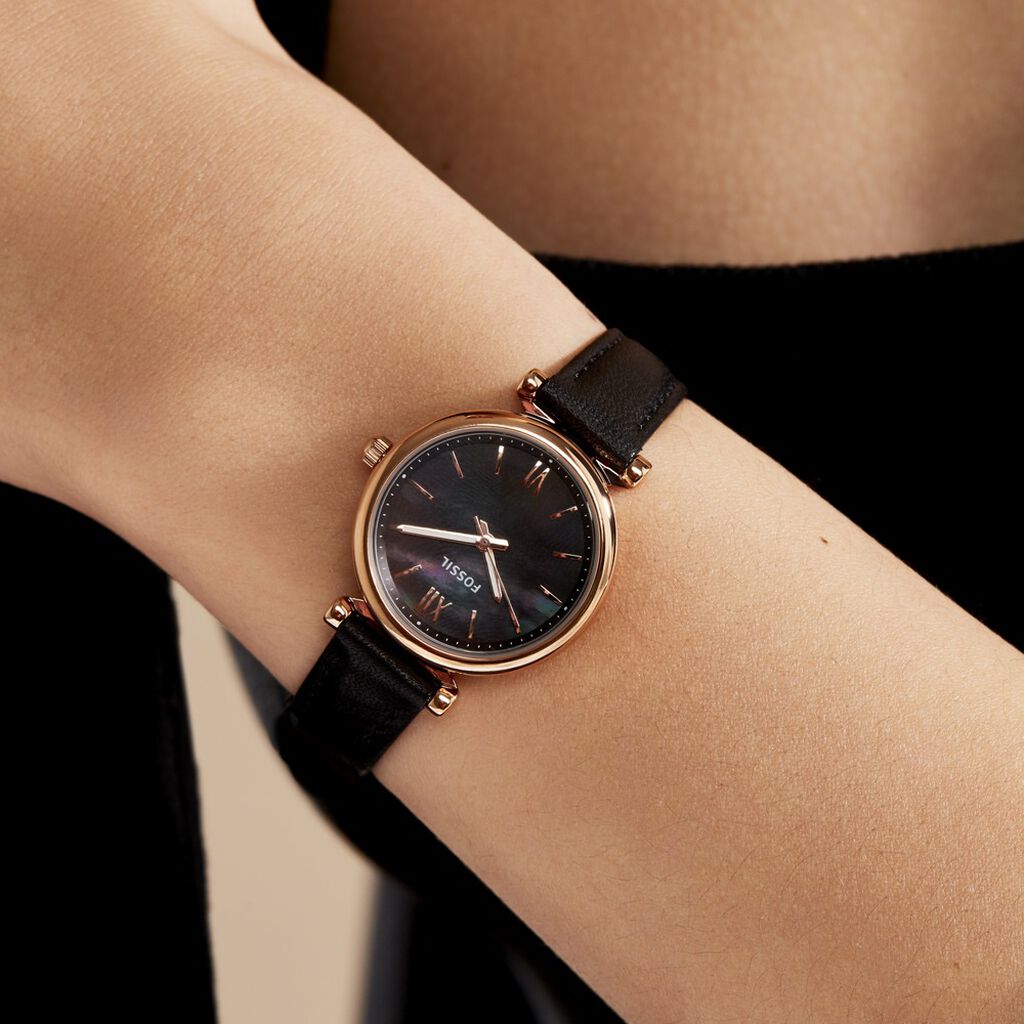 Montre Fossil Carlie Mini Nacre Noire