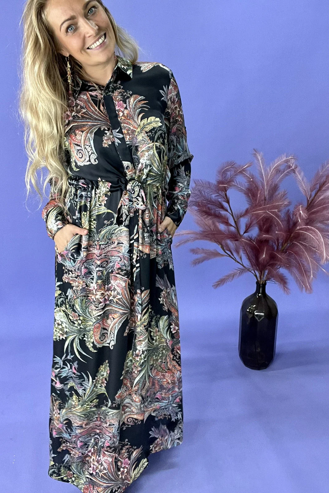 Karmamia Nakita Maxi Dress meadow black