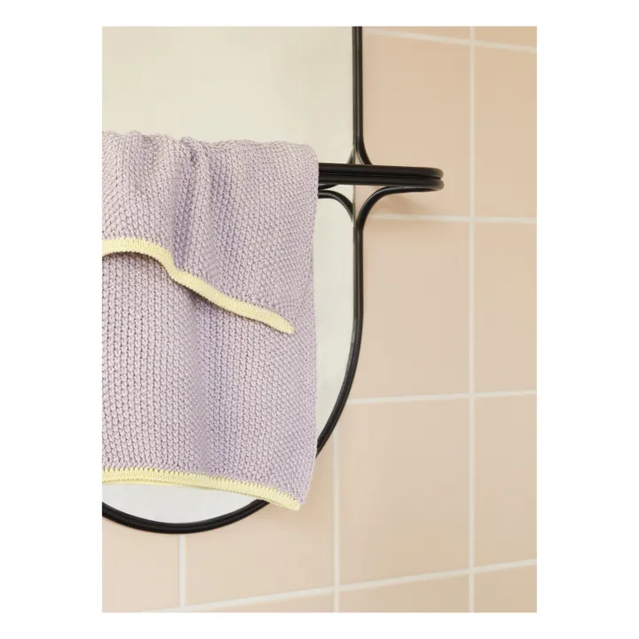 Hübsch Miroir en métal | Noir