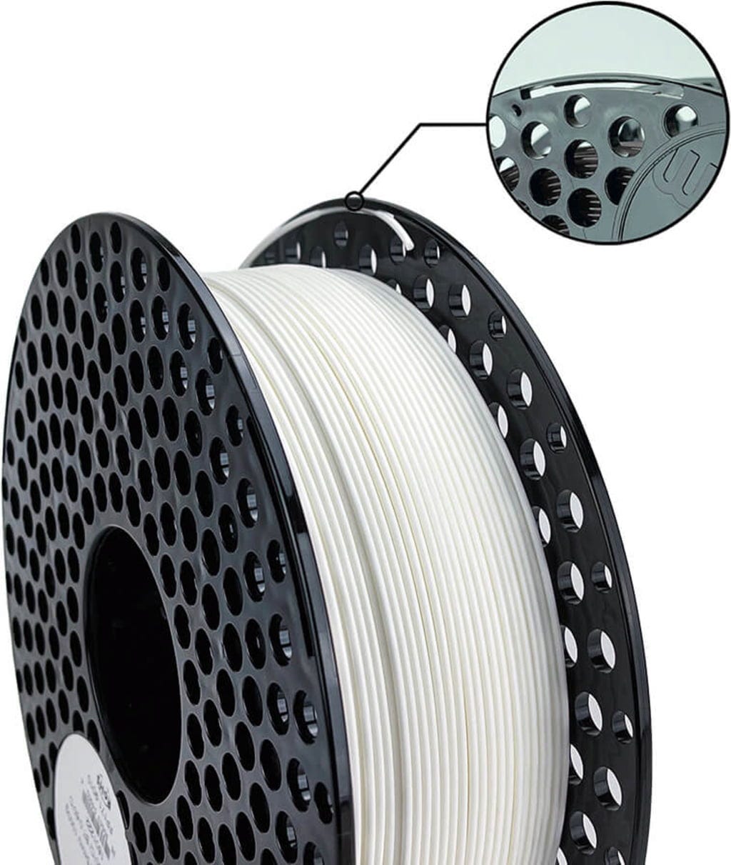 AzureFilm  ASA Weiß, 1,75 mm / 1000 g    Hitze- und witterungsbeständiges Filament