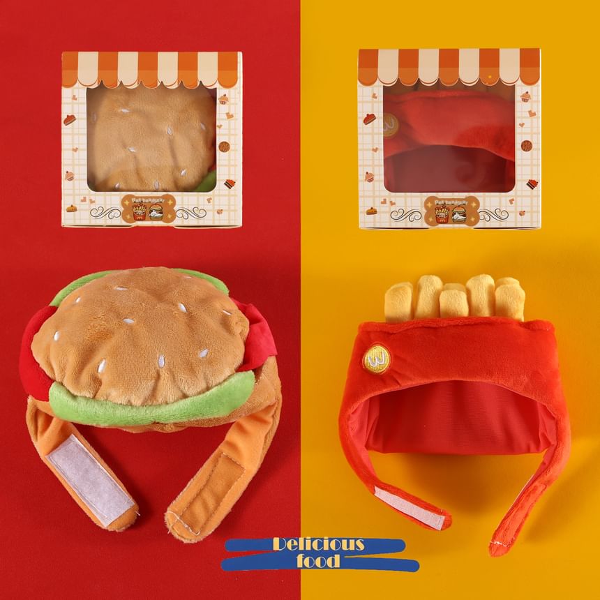 2 nachten - Burger / Friet Pet Hat (Diverse ontwerpen)