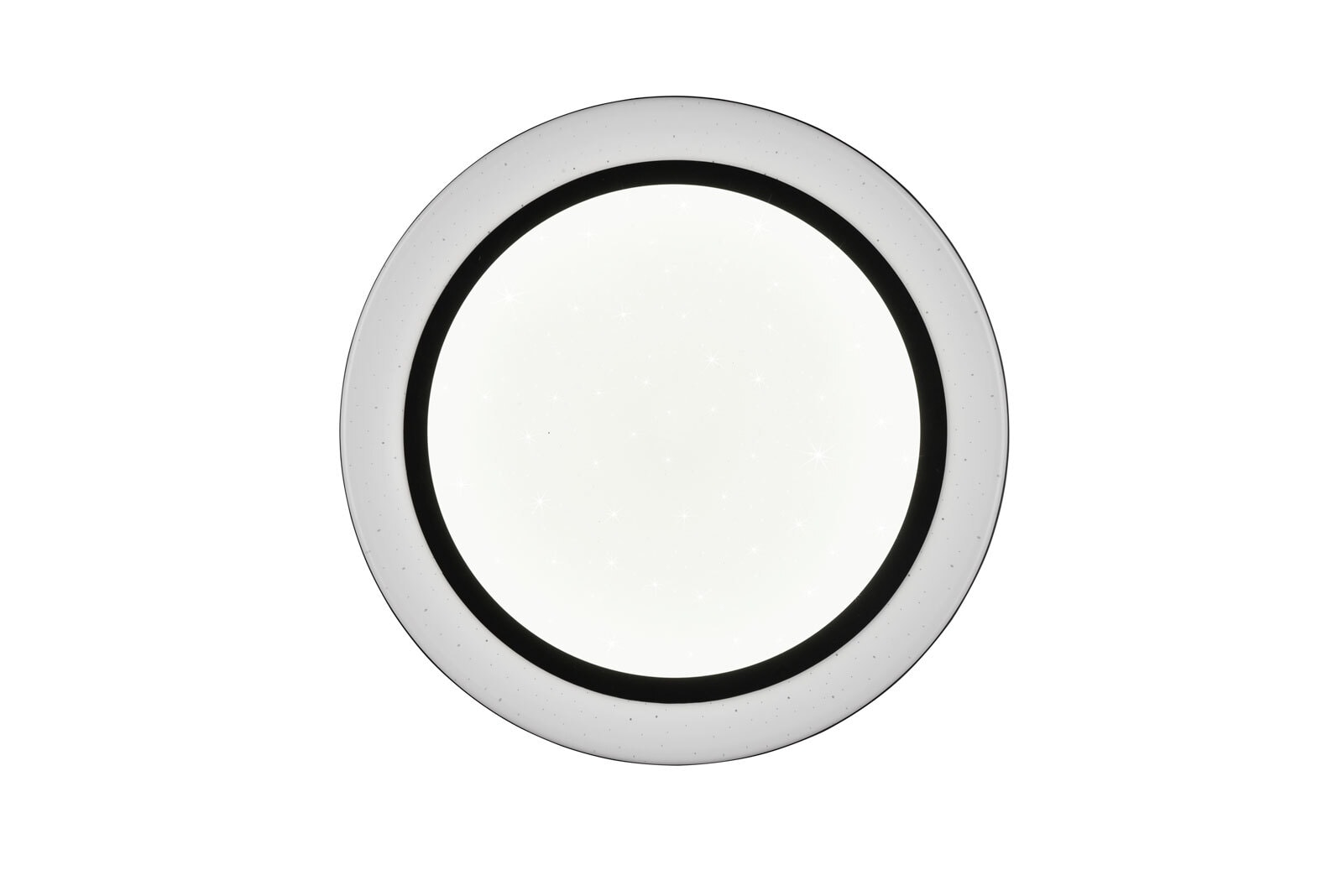 LED Deckenlampe Cartida weiß 38cm 7cm Fernbedienung dimmbar RGB Sternenhimmel Kunststoff
