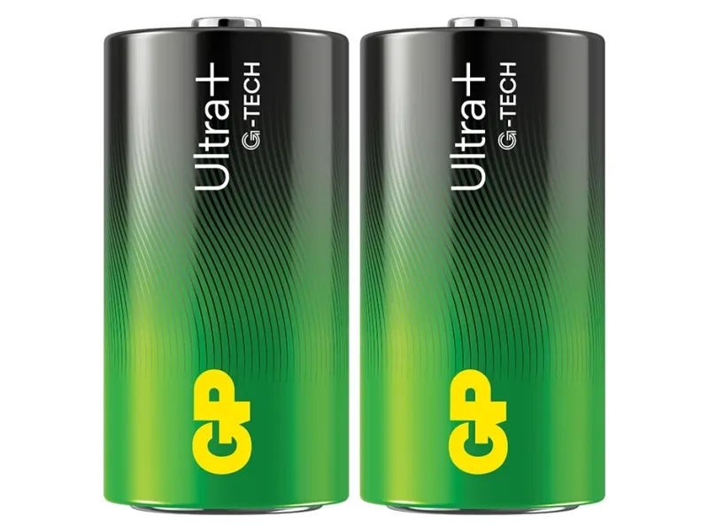 GP Ultra Plus - Batteri 2 x C - Alkalisk