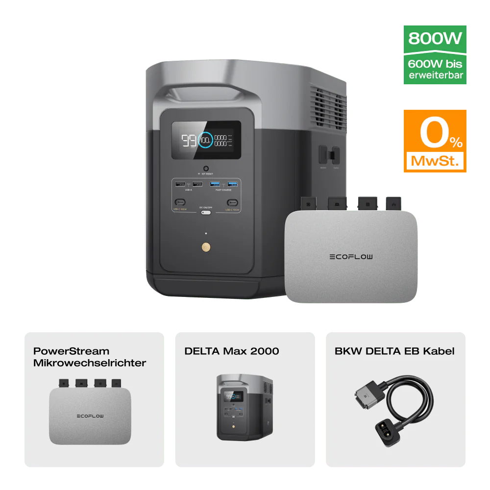 EcoFlow DELTA Max Tragbare Powerstation