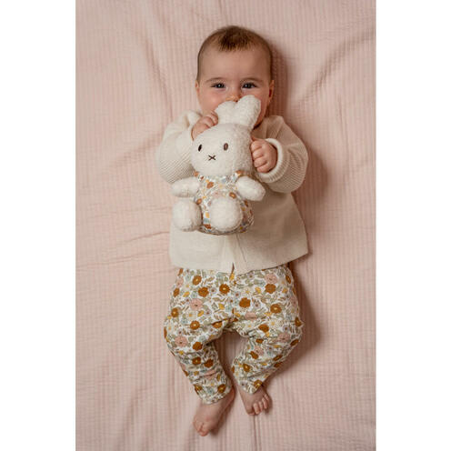 Peluche Miffy 25cm Vintage Flowers - LITTLE DUTCH