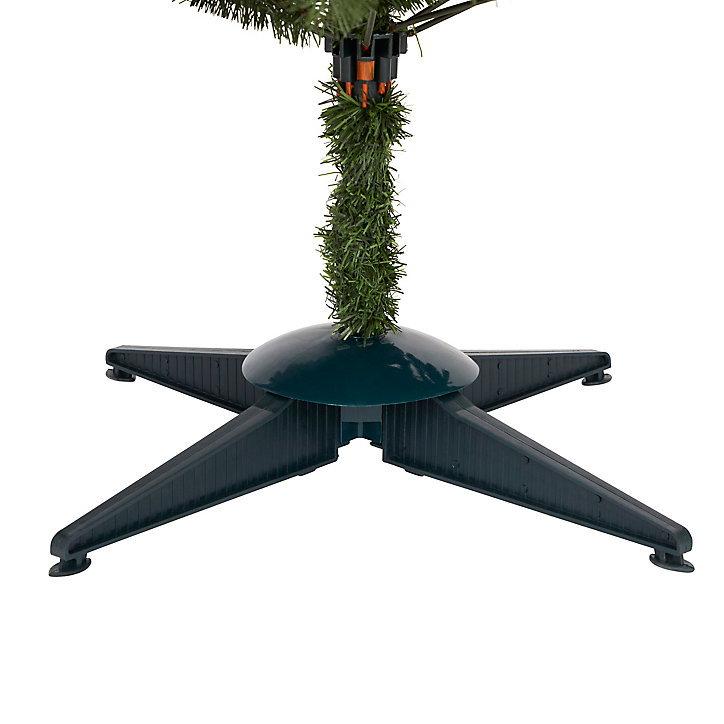 Sapin artificiel coloris vert H.228 cm support inclus