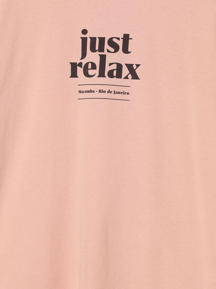 Pacote com 2 camisetas estampadas - Rosa Claro