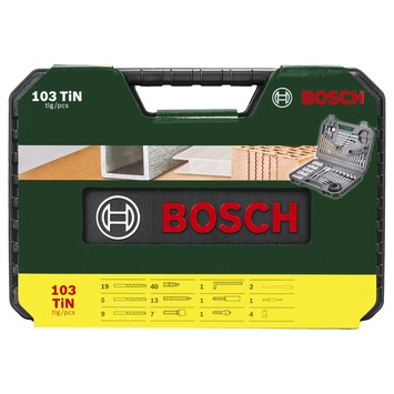 Bosch 2607017367 V-Line Titanium boren- en bitset 103-delig
