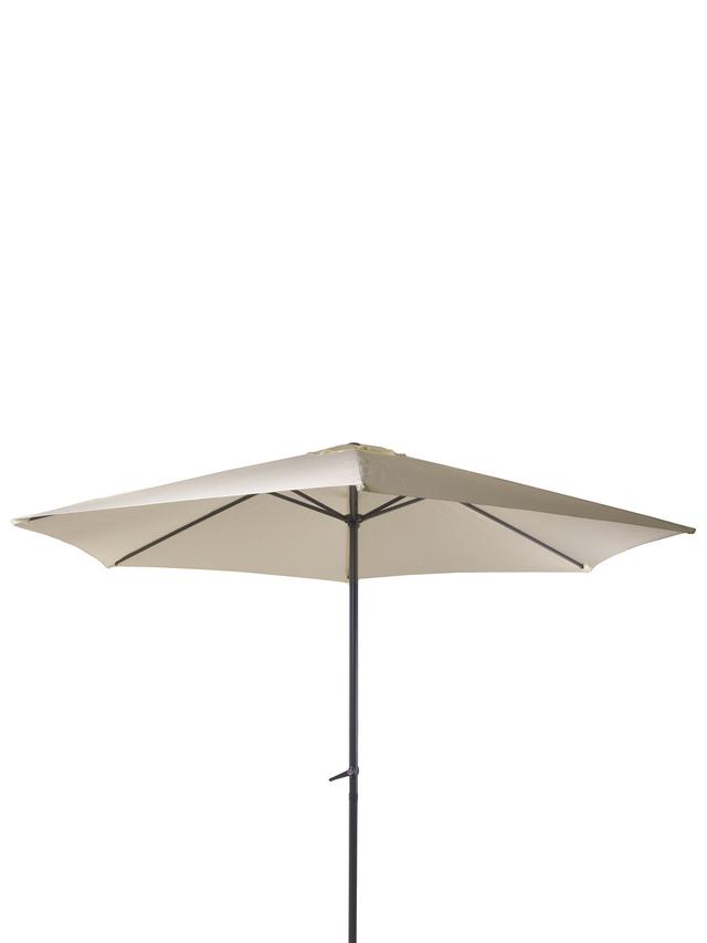 Sonnenschirm Ø 300 cm, 6 Streben, Drehkurbel