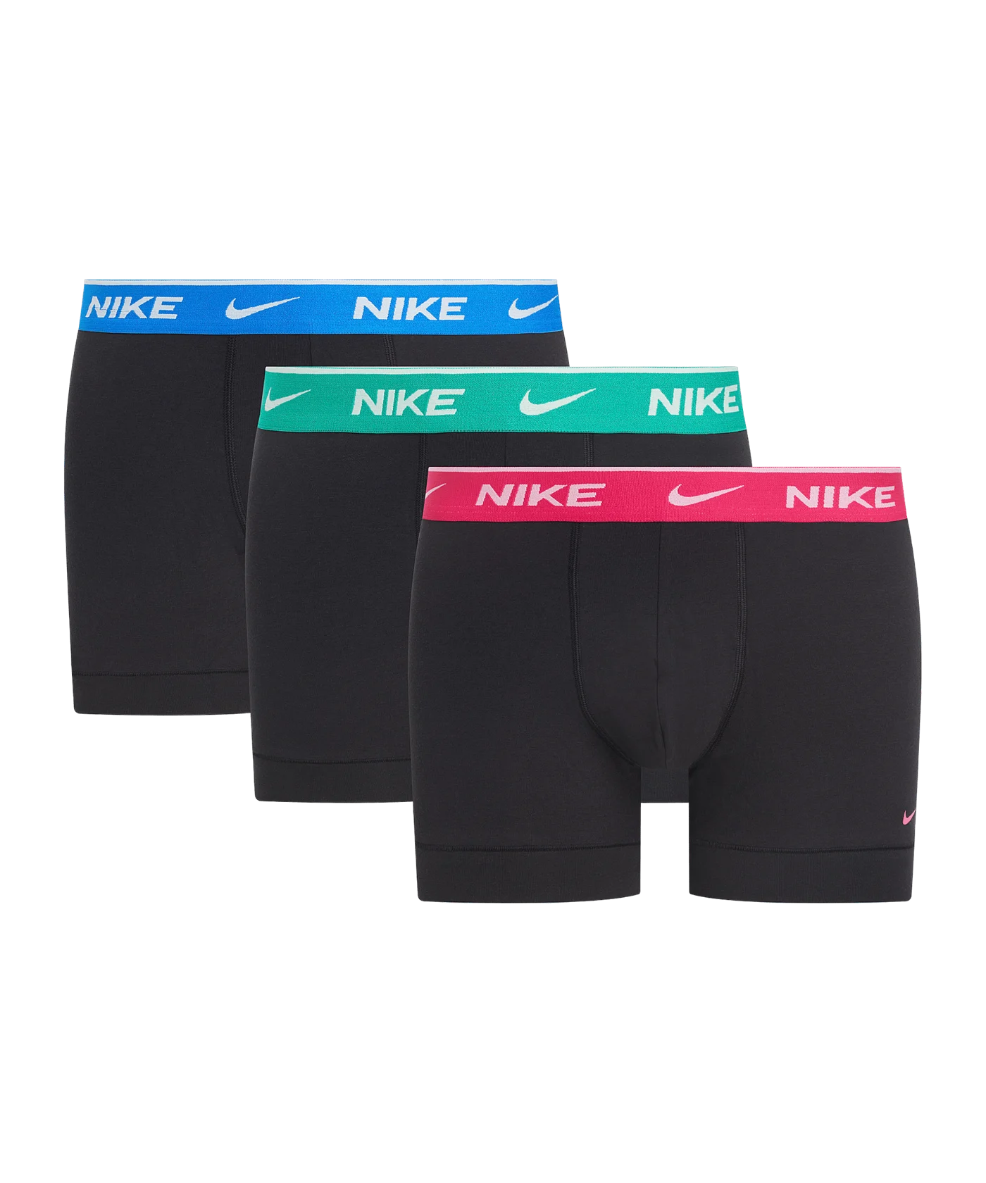 Nike Cotton Trunk Boxershort 3er Pack Schwarz FMTO