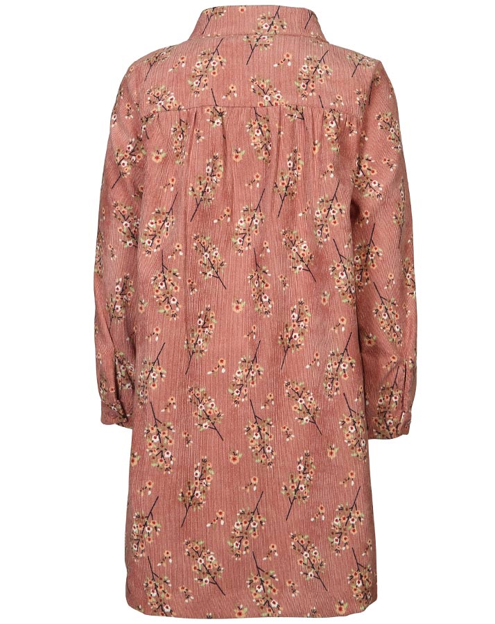 Hemd-Kleid TWIGS aus Cord in dusty rose