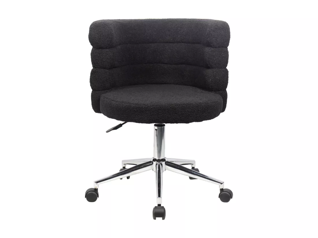 Chaise de bureau réglable en hauteur avec roulettes