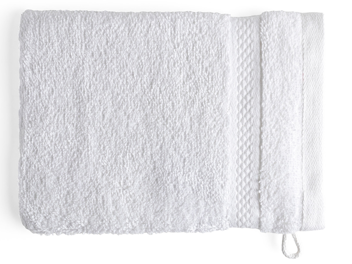 DoubleDry Hotel 16 x 21 cm set van 6 washandjes - wit