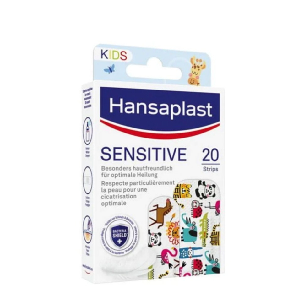 (20er Set) Sensitive Kinder Pflaster Strips Wundverband (48781) - Tiere