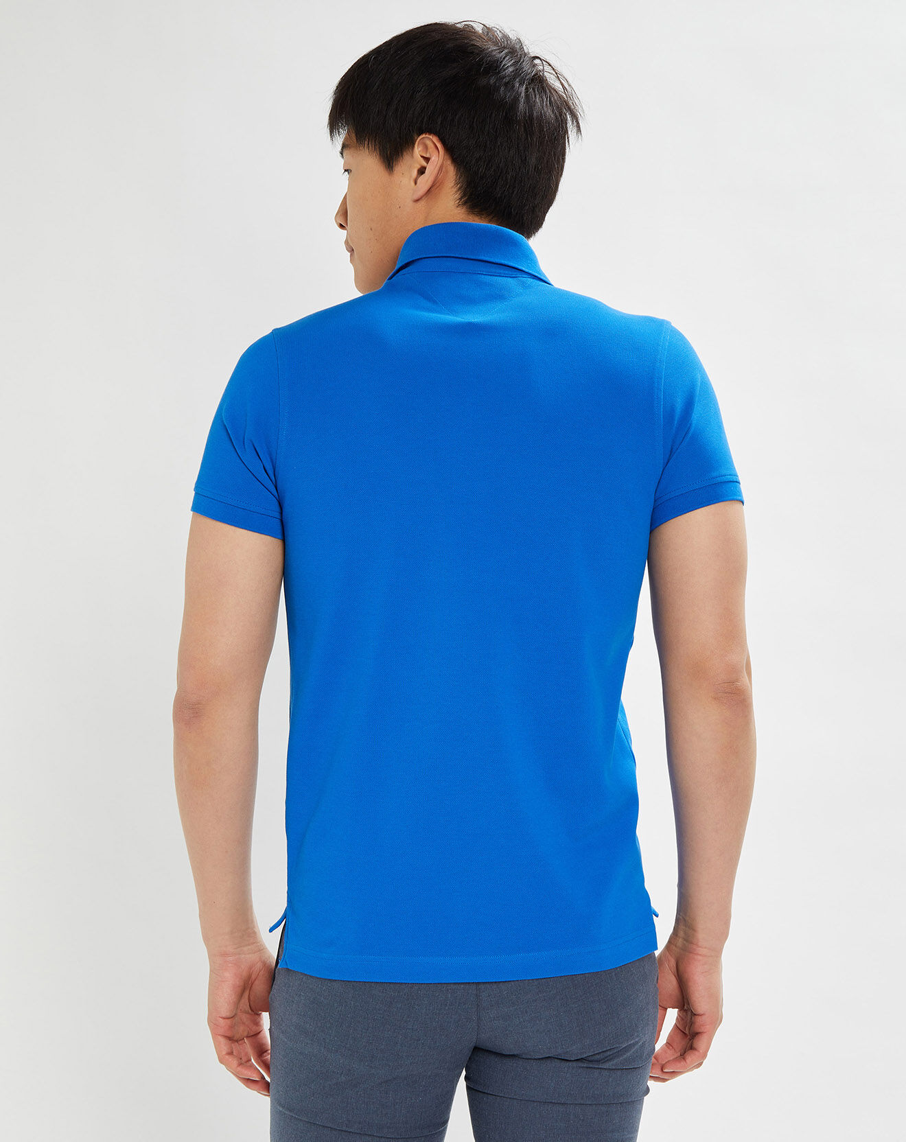 Tommy Hilfiger Polo slim 1985 bleu électrique