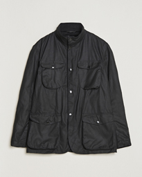 Barbour Lifestyle Ogston Waxed Jacket Black