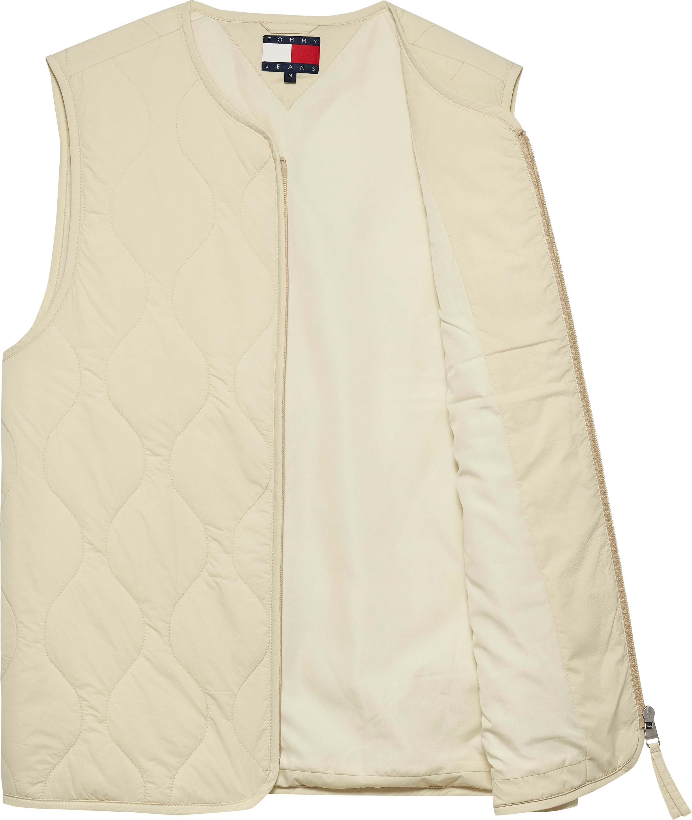 Tommy Jeans Steppweste »TJM QUILTED VEST EXT«, Mit Rundhalsausschnitt