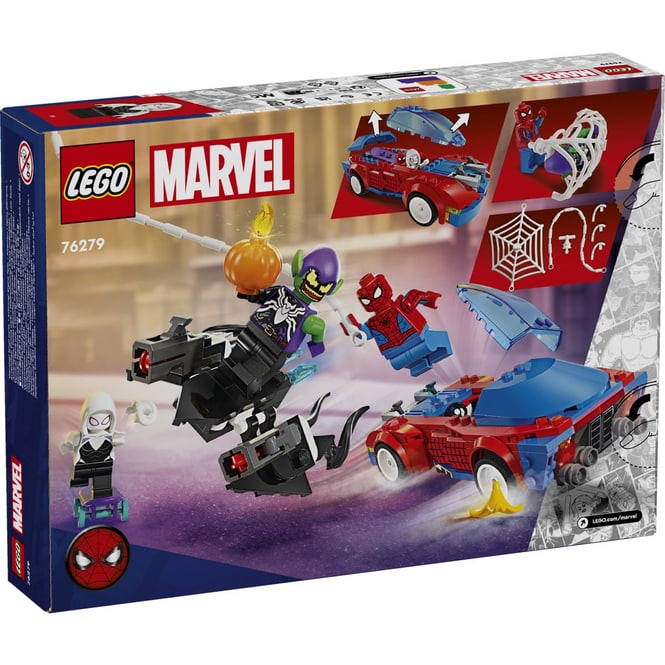 LEGO® Super Heroes Marvel 76279 - Spider-Mans Rennauto & Venom Green Goblin