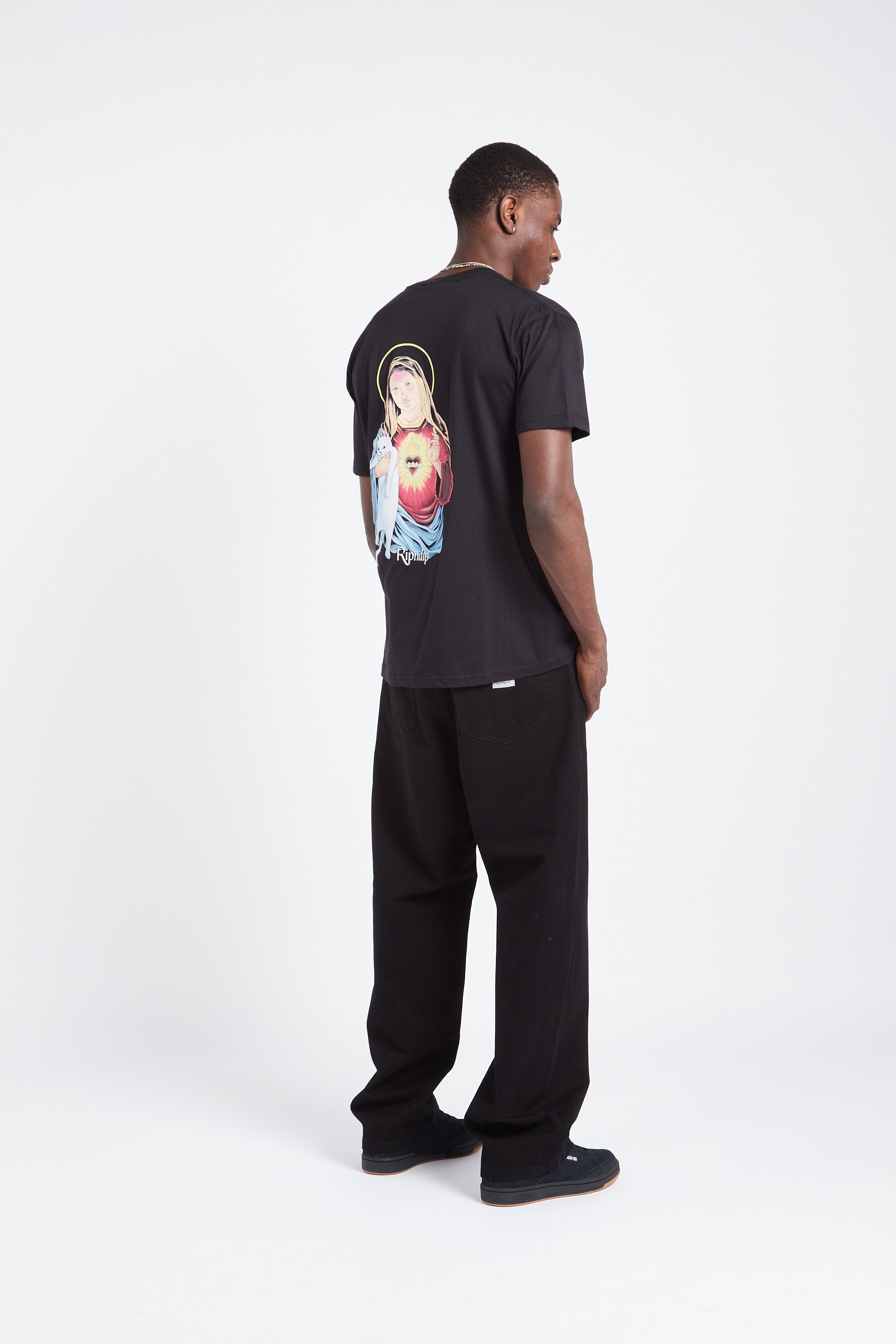 RIPNDIP T-shirt  MOTHER MARY Noir