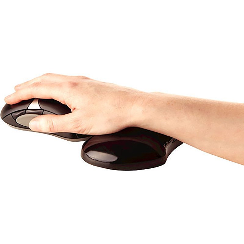 Repose-poignet pour souris Fellowes gel Crystal