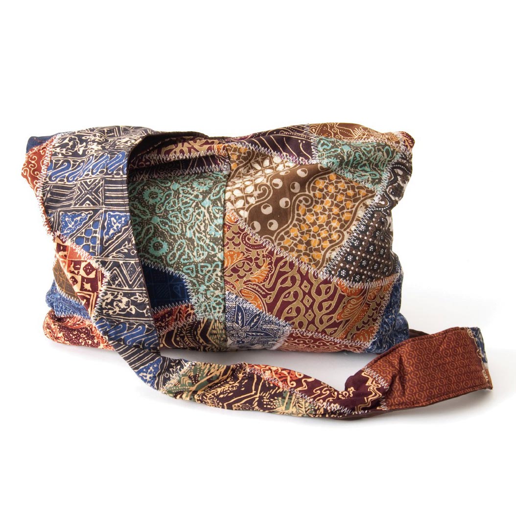 Umhängetasche 'Art Work', Patchwork multicolor, B 38 cm, H 86 cm günstig bestellen