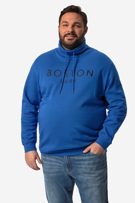Boston Park Sweatshirt, Stehkragen, Schriftzug