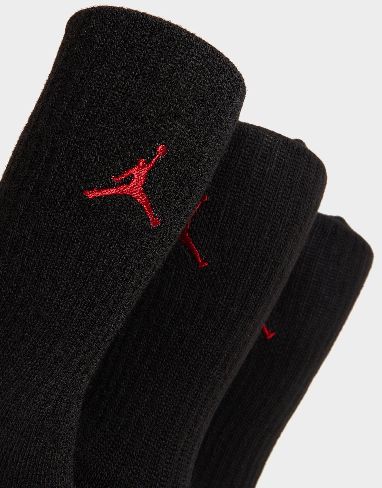 Jordan Lot de 3 paires de chaussettes Crew Junior